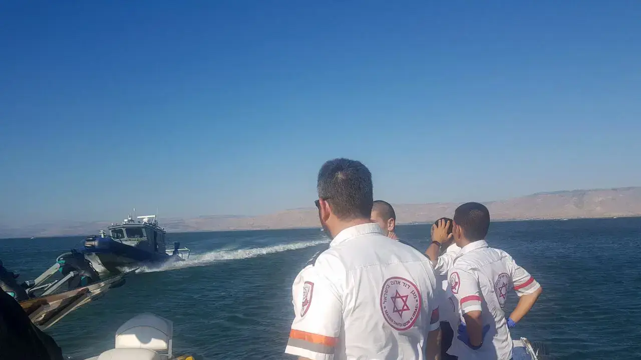 חיפושים אחר צעיר בן 25 שטבע בכנרת. 16 ביוני 2017