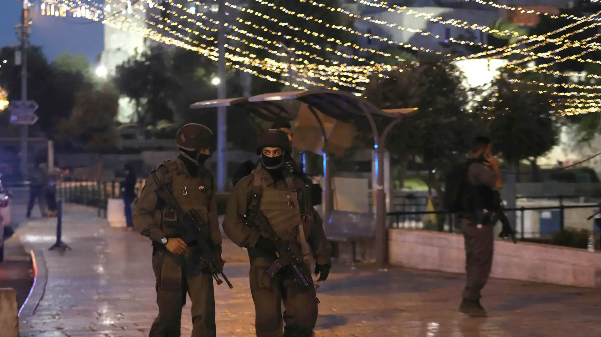 זירת פיגוע הדקירה והירי בירושלים. 16 ביוני 2017 זירת פיגוע הדקירה והירי בירושלים. 16 ביוני 2017