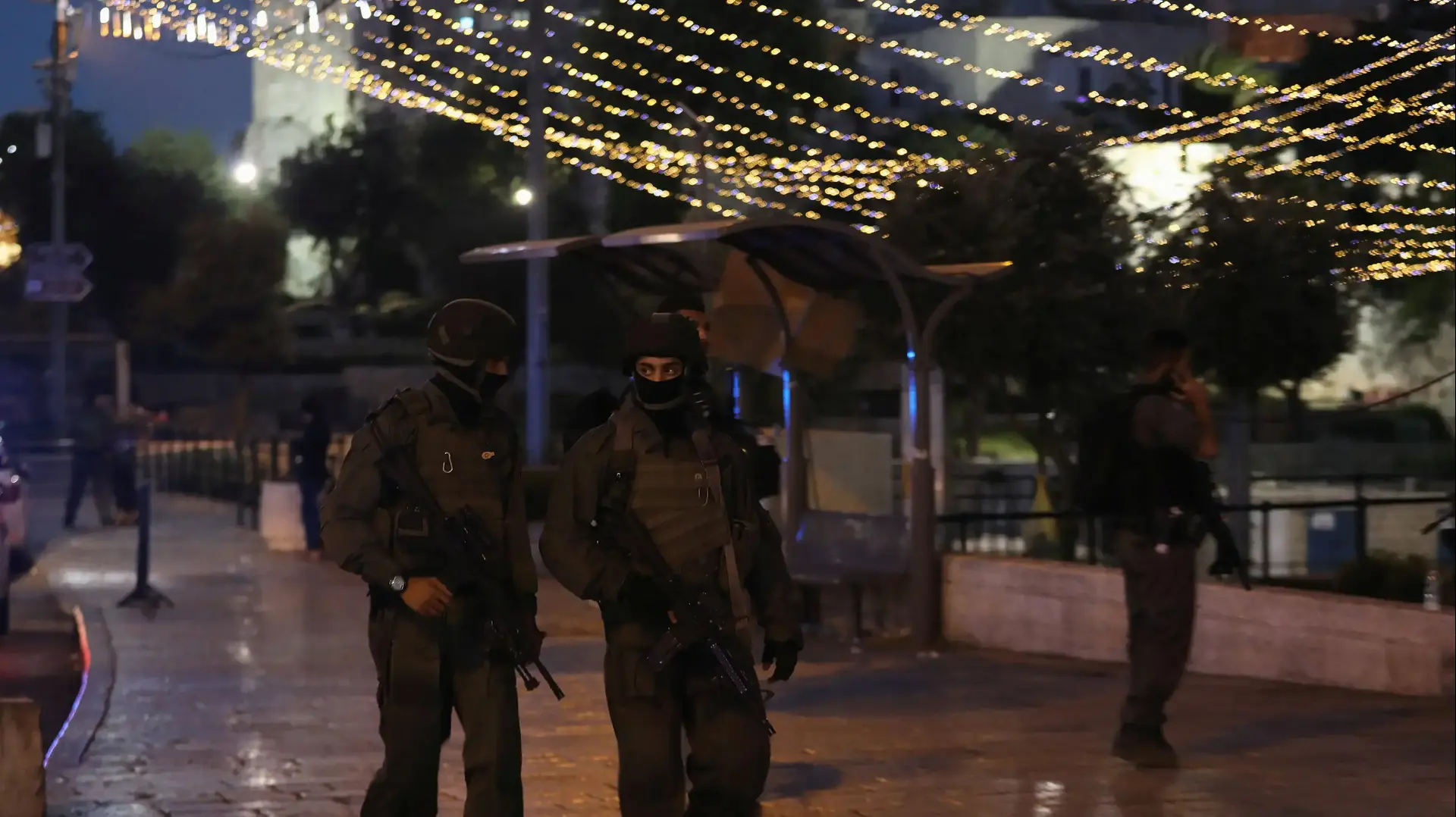 זירת פיגוע הדקירה והירי בירושלים. 16 ביוני 2017 זירת פיגוע הדקירה והירי בירושלים. 16 ביוני 2017