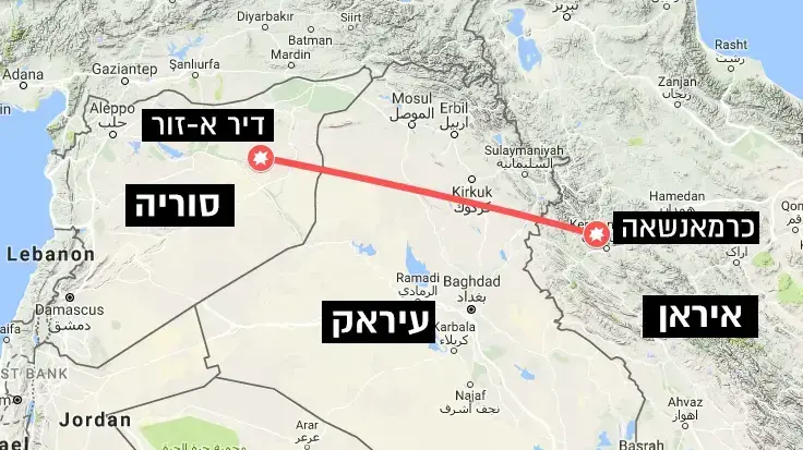 משמרות המהפכה תקפו מטרות של דאעש משמרות המהפכה תקפו מטרות של דאעש