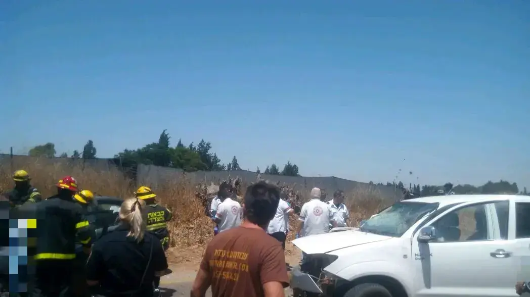 תאונת דרכים קשה בין חניאל לכפר יונה 19 ביוני 2017 תאונת דרכים קשה בין חניאל לכפר יונה 19 ביוני 2017