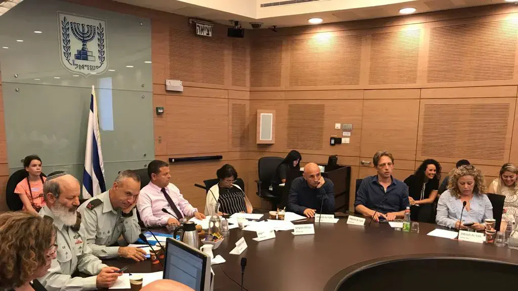 דיון בוועדת הכלכלה בכנסת בנושא המילואים 27 ביוני 2017 