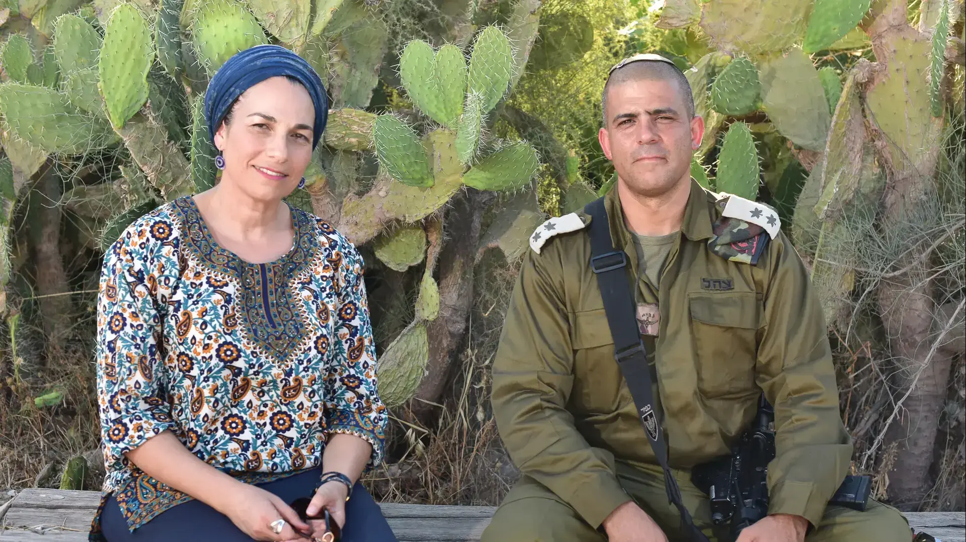 מפגש של בת גלים שייר וסמח"ט כפיר סא"ל שחר ספארדה 