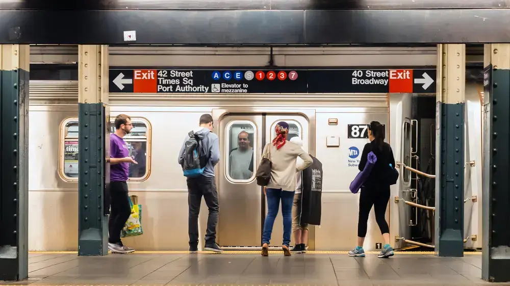 תחנת רכבת תחתית בניו יורק