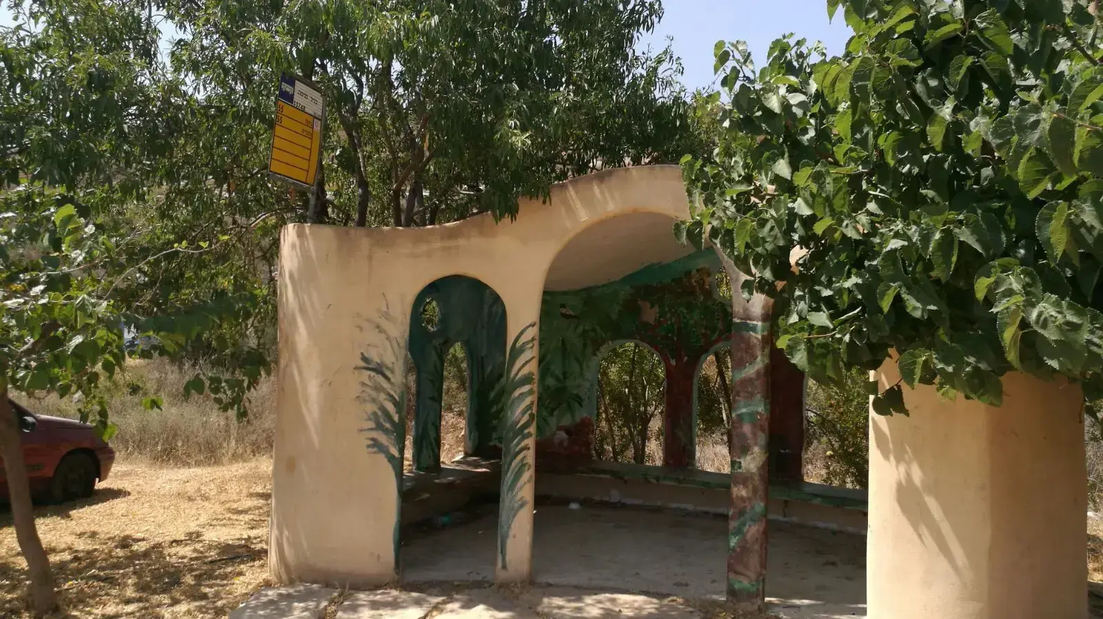 תחנות אוטובוס לא מוצלות בכליל יוני 2017 תחנות אוטובוס לא מוצלות בכליל יוני 2017