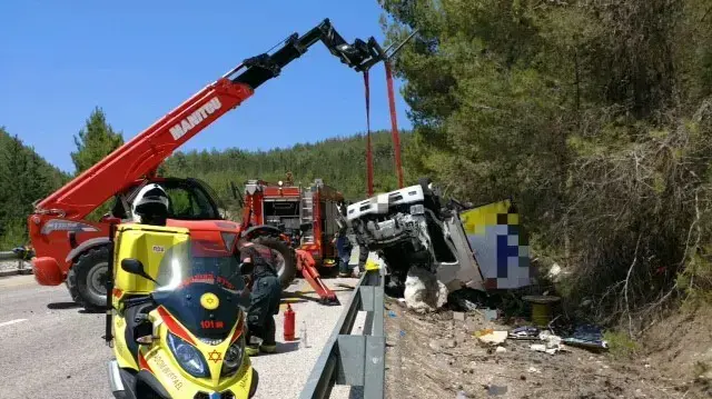 תאונת דרכים קטלנית סמוך לברעם, נהג משאית הרוג 3 ביולי 2017 תאונת דרכים קטלנית סמוך לברעם, נהג משאית הרוג 3 ביולי 2017