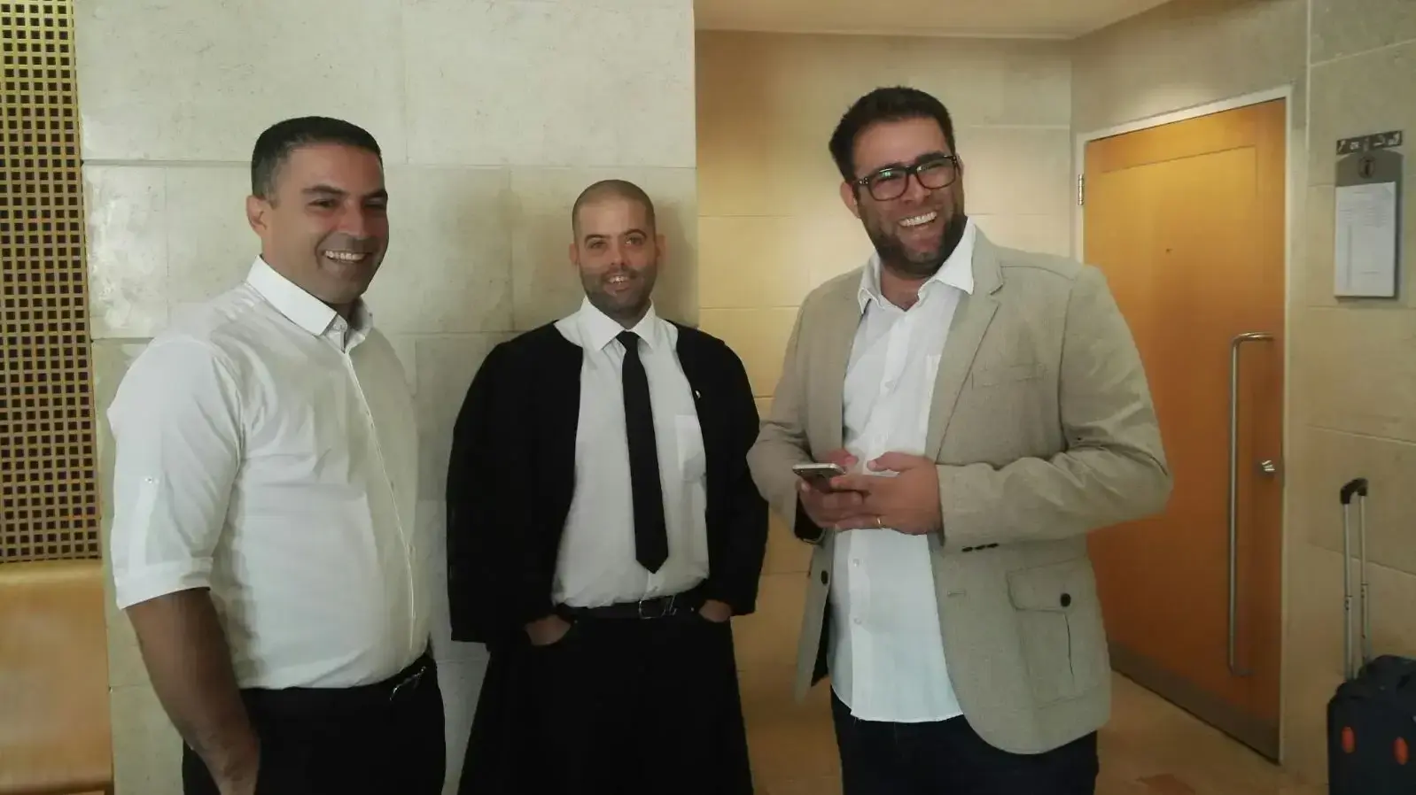 אורן חזן בדיון בערעורו בבית המשפט על נהיגה במהירות מופרזת באילת 9 ביולי 2017