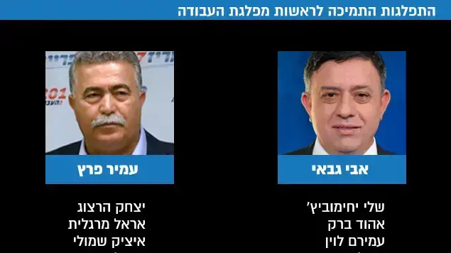 התפלגות התמיכה לראשות מפלגת העבודה התפלגות התמיכה לראשות מפלגת העבודה