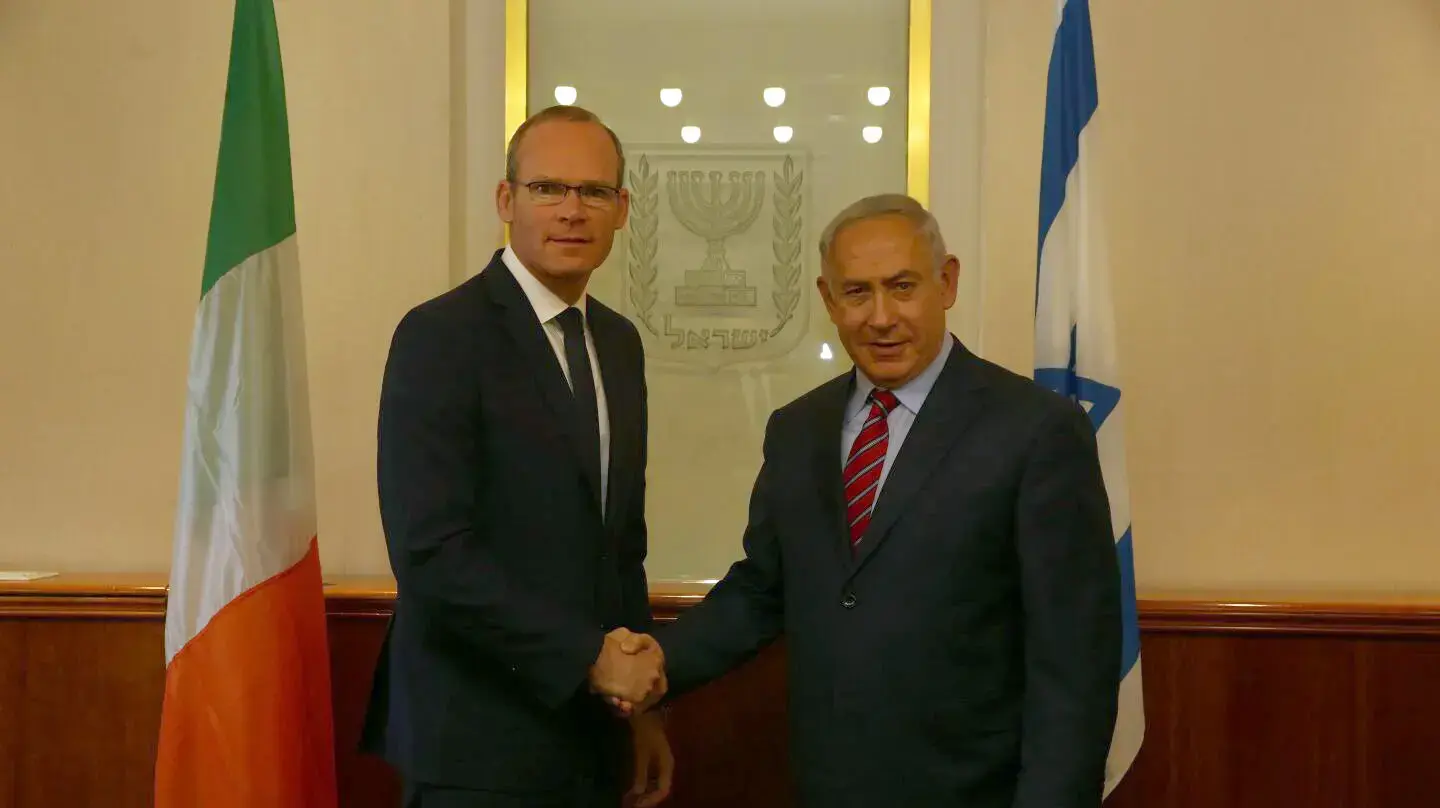 ראש הממשלה בנימין נתניהו נפגש עם שר החוץ של אירלנד ראש הממשלה בנימין נתניהו נפגש עם שר החוץ של אירלנד