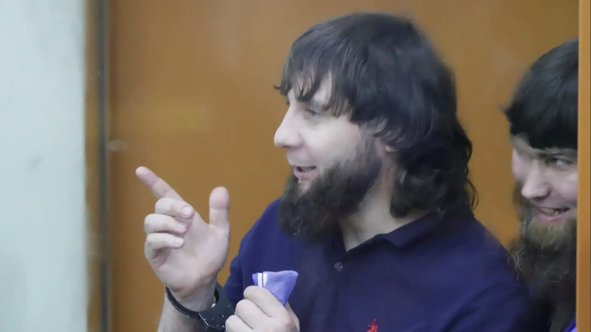 זואר דדייב, שהורשע ברצח מנהיג האופוזיציה ברוסיה נמצוב, בבית המשפט 13 ביולי 2017