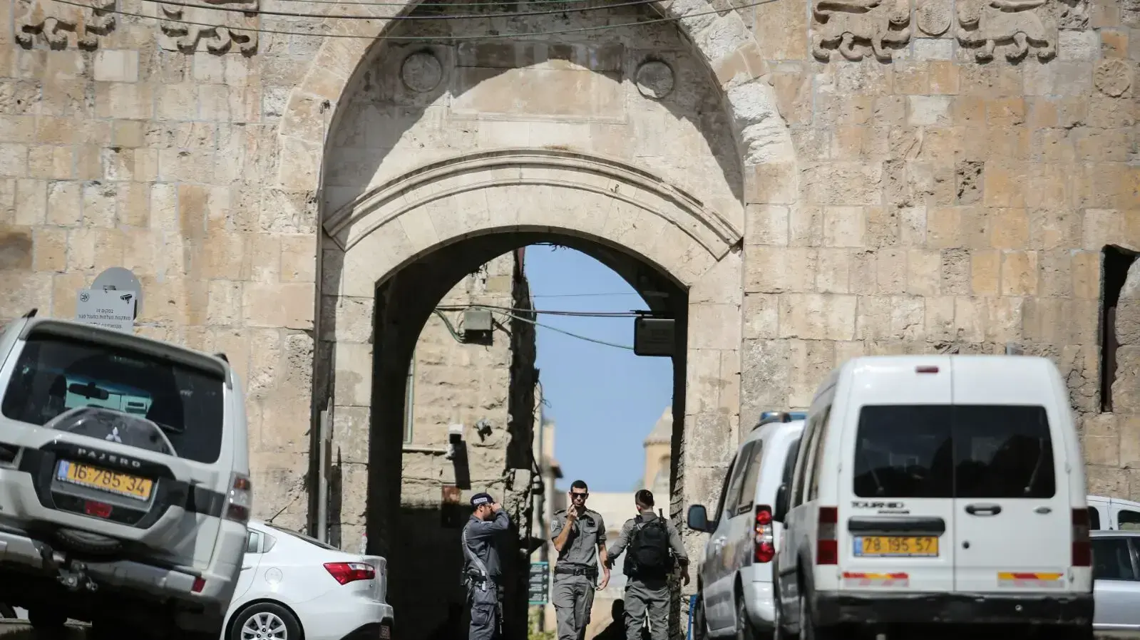 העיר העתיקה בירושלים לאחר הפיגוע בעשר האריות והירי בהר הבית, 14 ביולי 2017 העיר העתיקה בירושלים לאחר הפיגוע בעשר האריות והירי בהר הבית, 14 ביולי 2017