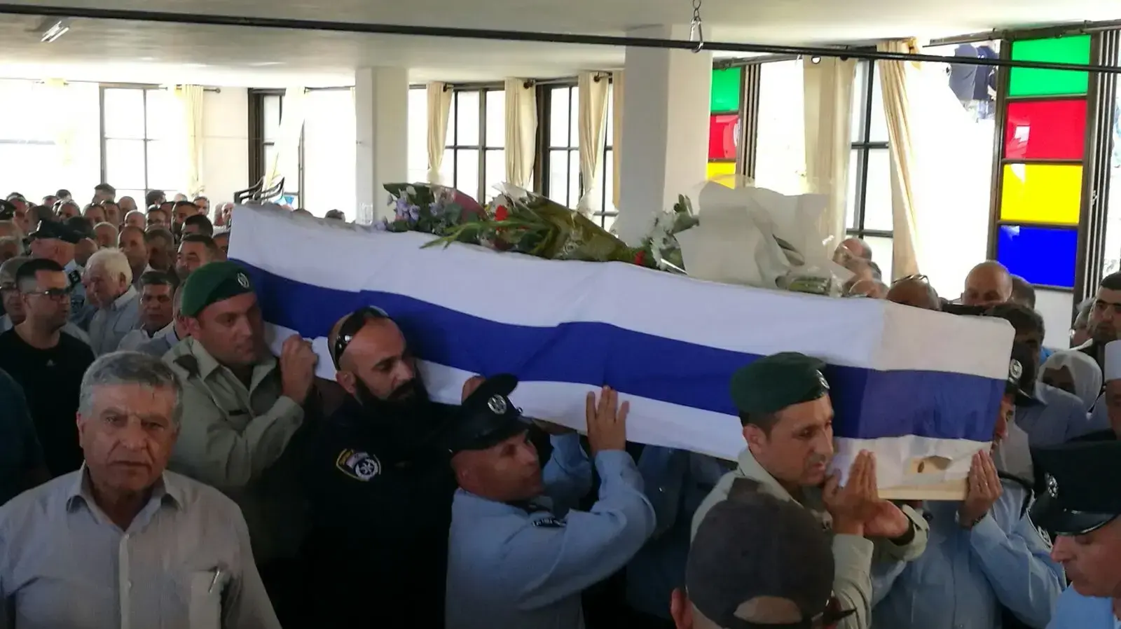 הלווייתו של האיל סתאוי, תושב מרר בן 30, שנהרג בפיגוע בעיר העתיקה בירושלים. 14 ביולי 2017 הלווייתו של האיל סתאוי, תושב מרר בן 30, שנהרג בפיגוע בעיר העתיקה בירושלים. 14 ביולי 2017