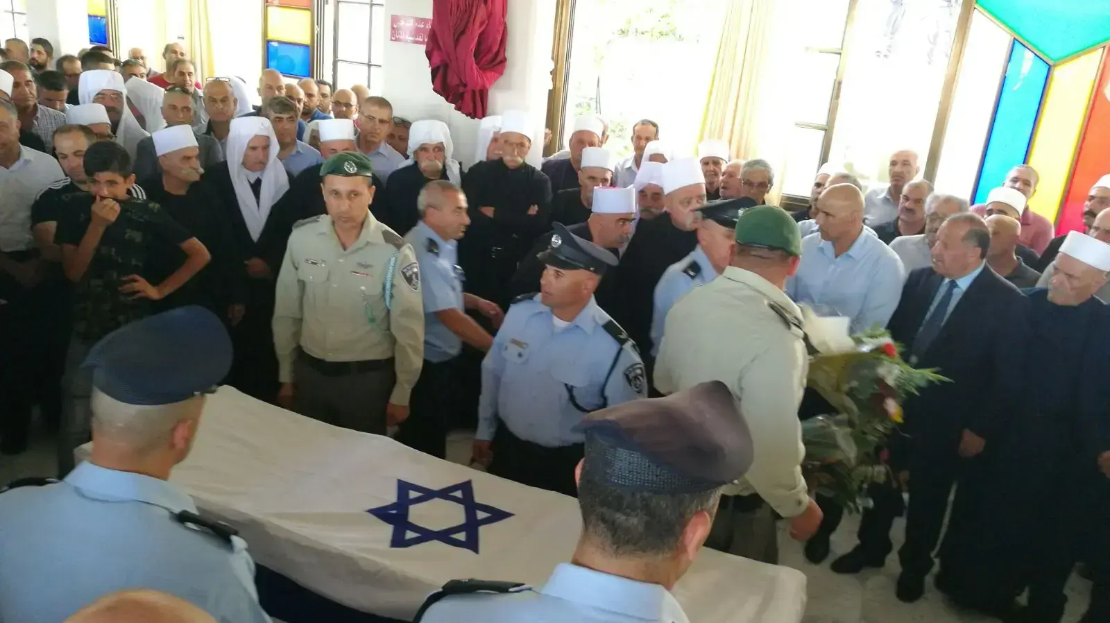 הלווייתו של האיל סתאוי, תושב מרר בן 30, שנהרג בפיגוע בעיר העתיקה בירושלים. 14 ביולי 2017 הלווייתו של האיל סתאוי, תושב מרר בן 30, שנהרג בפיגוע בעיר העתיקה בירושלים. 14 ביולי 2017