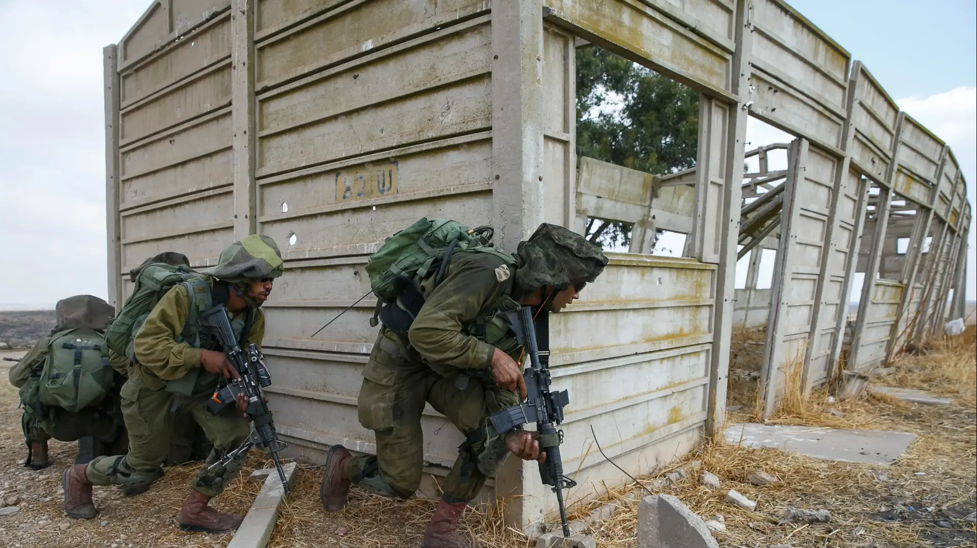 בסיס האימונים של חטיבת הצנחנים, שנמצא ליד קיבוץ שומריה שבגב יוני 2017