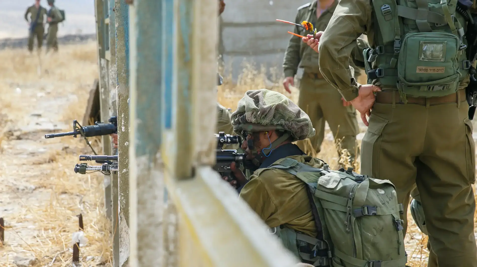 בסיס האימונים של חטיבת הצנחנים, שנמצא ליד קיבוץ שומריה שבגב יוני 2017