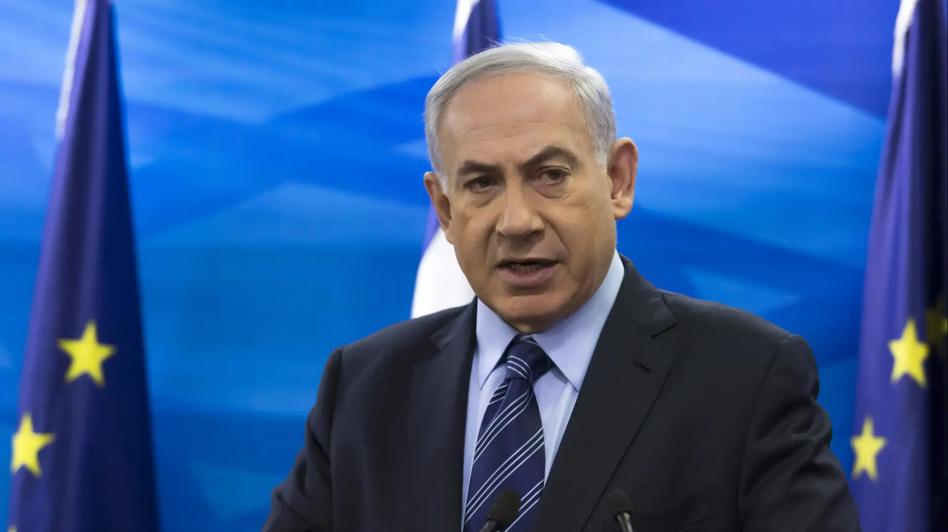 נתניהו במסיבת עיתונאים עם שרת החוץ של האיחוד האירופי, ירושלים, נובמבר 2014 נתניהו במסיבת עיתונאים עם שרת החוץ של האיחוד האירופי, ירושלים, נובמבר 2014