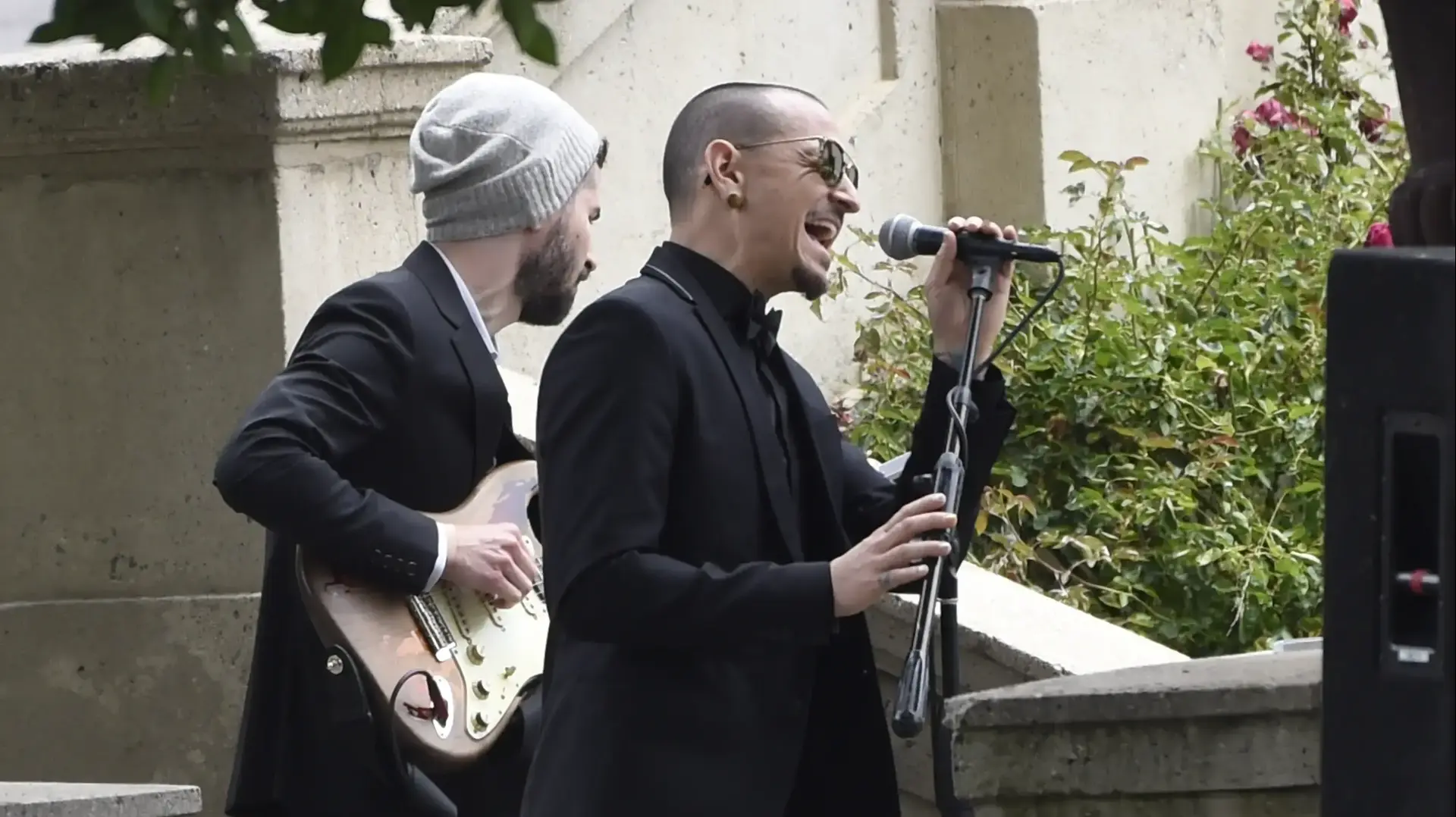 צ'סטר בנינגטון, לינקין פארק, הלוויה של כריס קורנל צ'סטר בנינגטון, לינקין פארק, הלוויה של כריס קורנל
