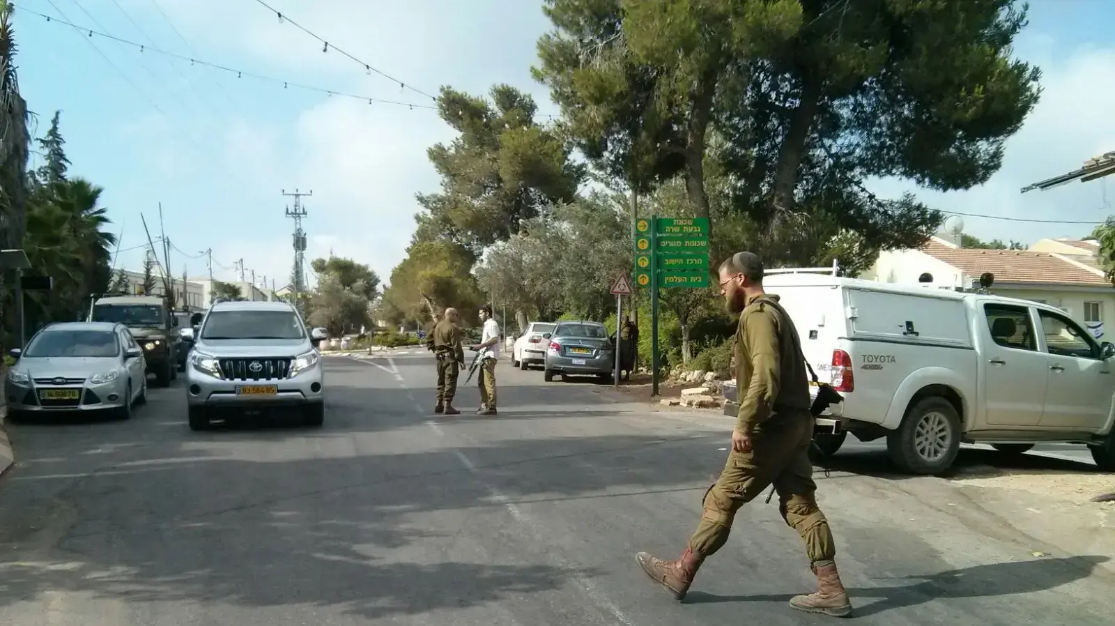 הישוב חלמיש הבוקר 22 ביולי 2017