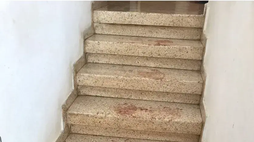 זירת פיגוע הדקירה בחלמיש זירת פיגוע הדקירה בחלמיש