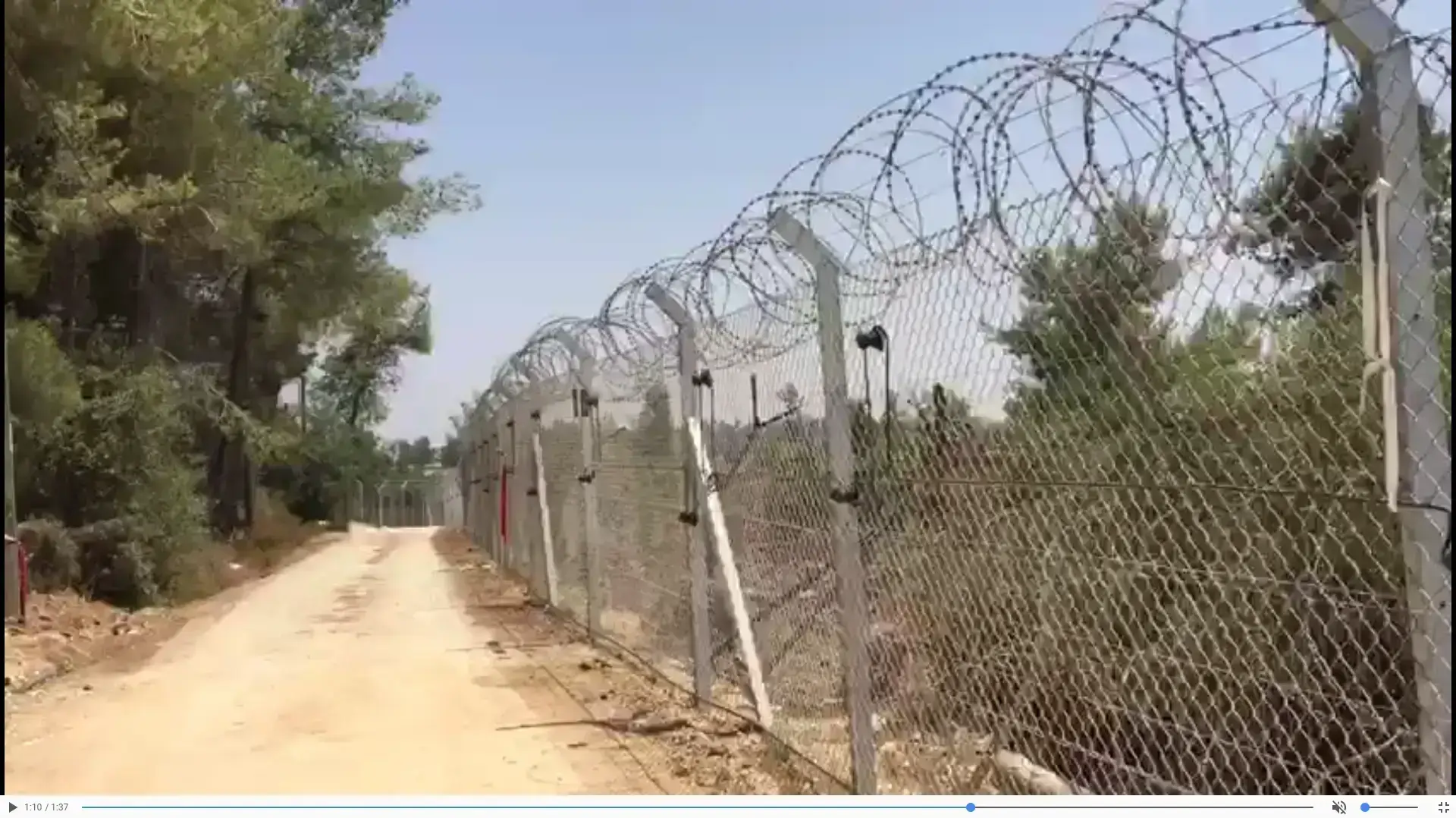 גדר הישוב חלמיש 23 ביולי 2017 גדר הישוב חלמיש 23 ביולי 2017