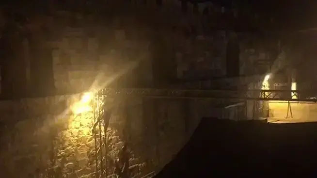 הסרת גשרי המצלמות בשער האריות בכניסה להר הבית בירושלים, 27 ביולי 2017 הסרת גשרי המצלמות בשער האריות בכניסה להר הבית בירושלים, 27 ביולי 2017