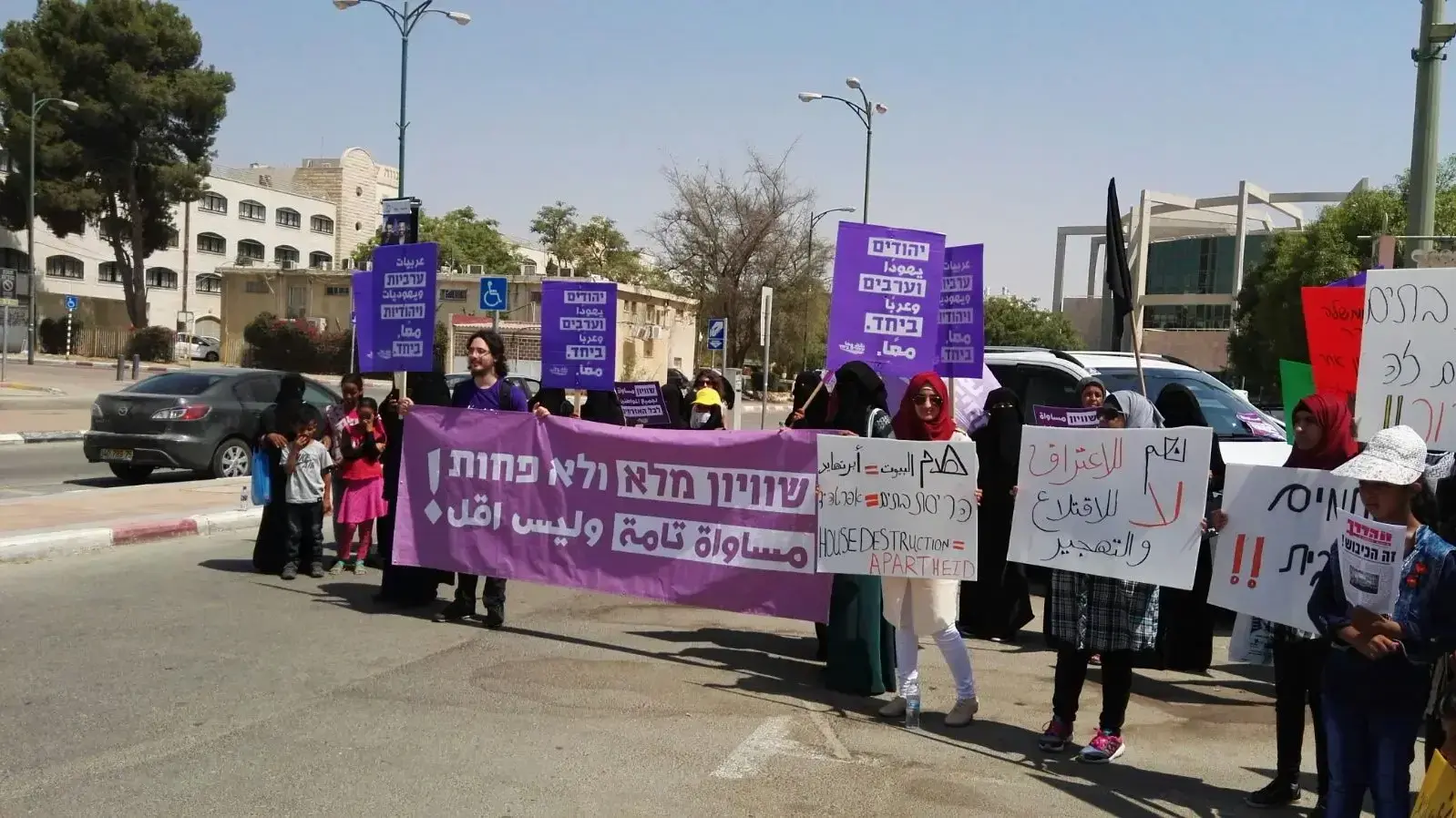 הפגנת בדואים נגד הרשות להתיישבות בנגב בב"ש 27 ביולי 2017 הפגנת בדואים נגד הרשות להתיישבות בנגב בב"ש 27 ביולי 2017