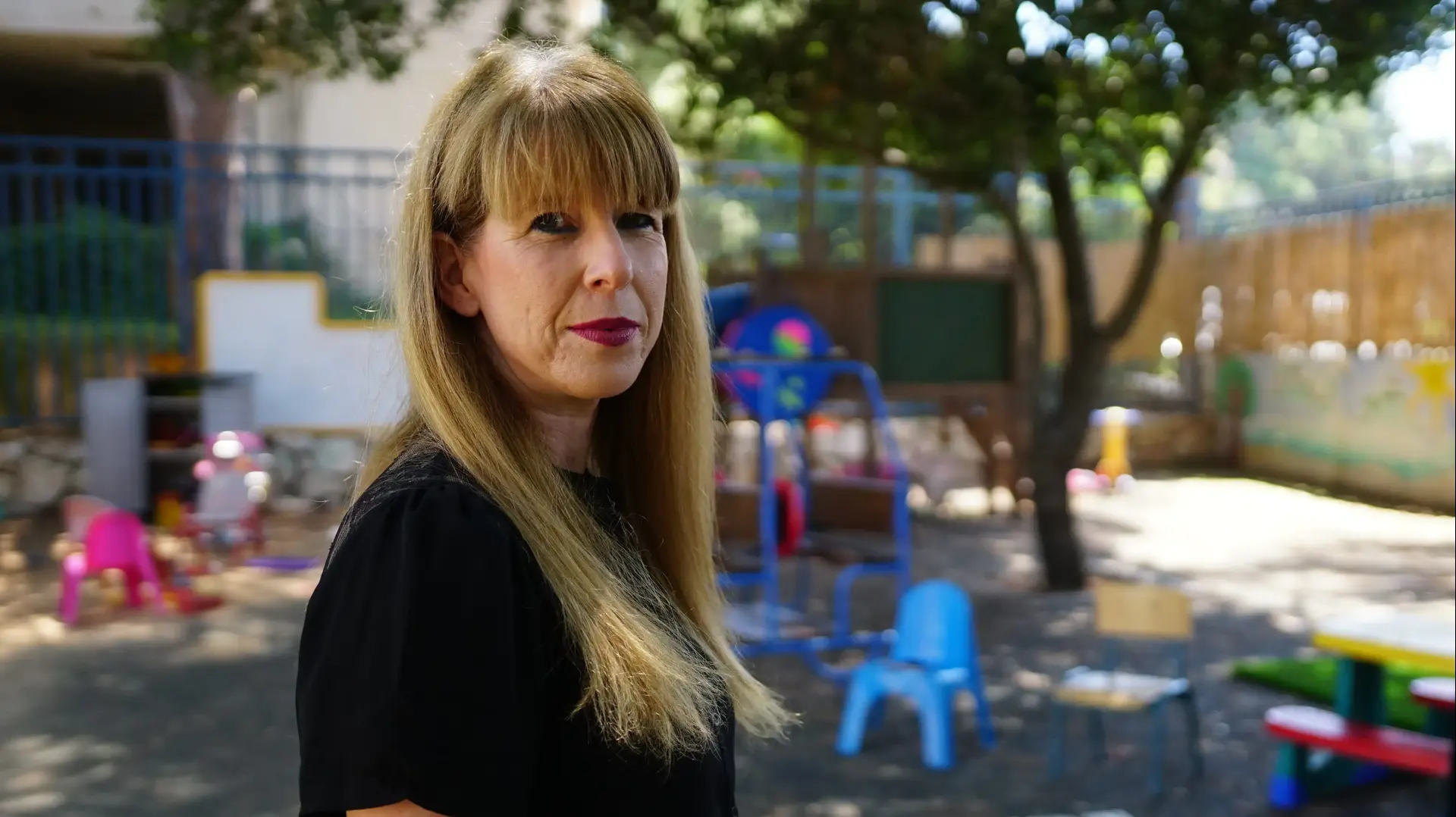 אילת איזנברגר, מנהלת אשכול הגנים "ירוק" של בית הספר הריאלי בחיפה 2 באוגוסט 2017 אילת איזנברגר, מנהלת אשכול הגנים "ירוק" של בית הספר הריאלי בחיפה 2 באוגוסט 2017