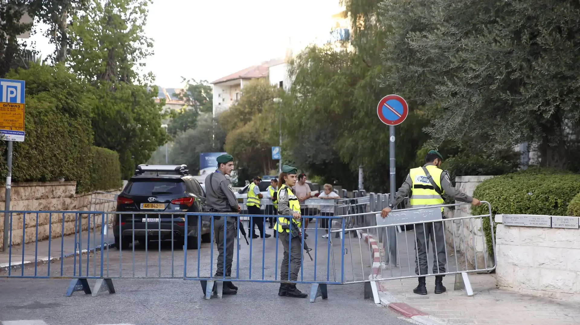 אבטחה במצעד הגאווה בירושלים 3 באוגוסט 2017 אבטחה במצעד הגאווה בירושלים 3 באוגוסט 2017