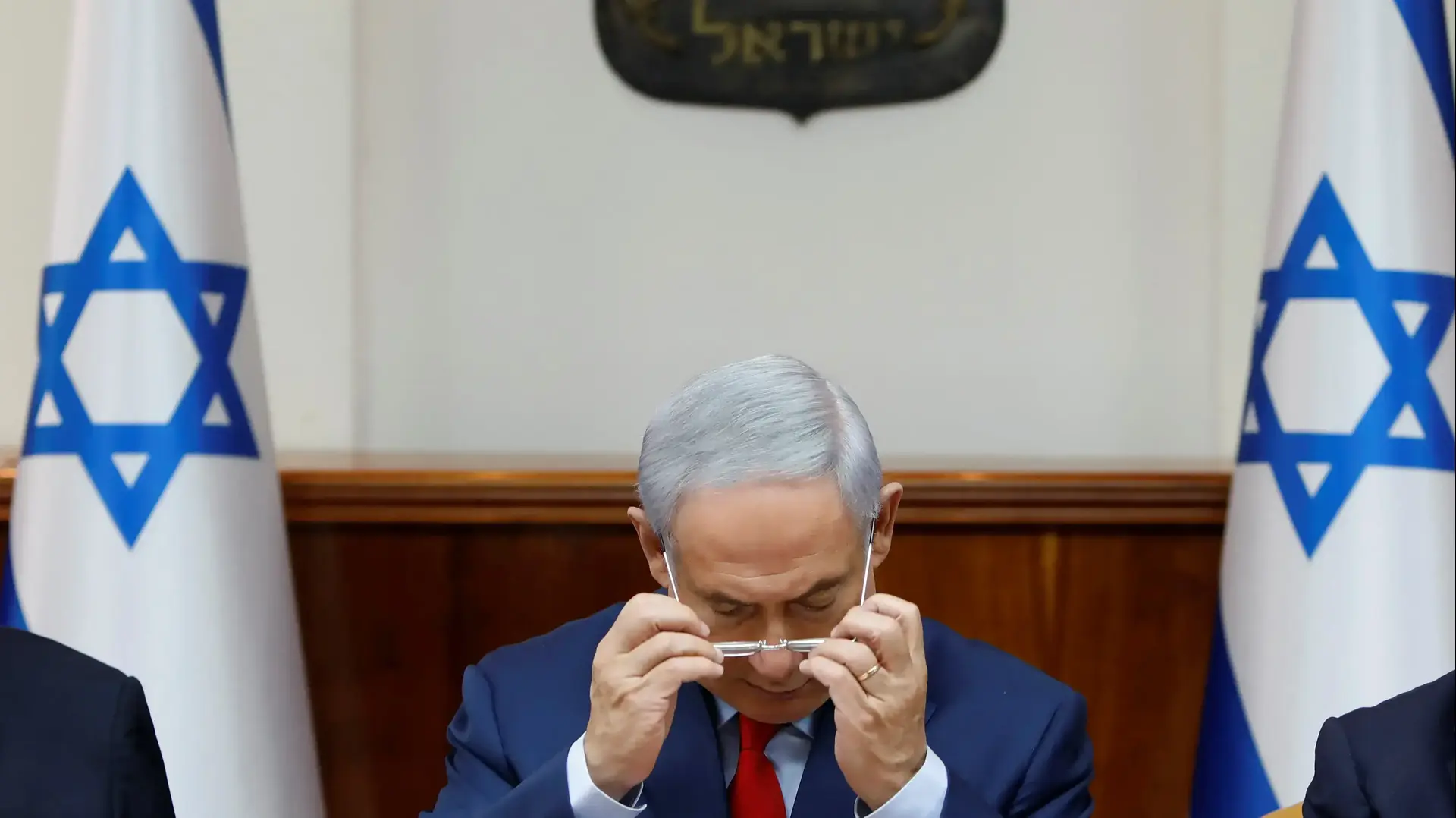 ראש הממשלה בנימין נתניהו בישיבת הממשלה, אוגוסט 2017