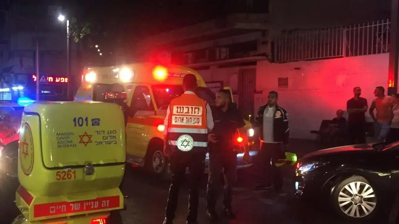 הולכת רגל כבת 60 נפצעה קשה מפגיעת רכב בתל אביב, 7 באוגוסט 2017