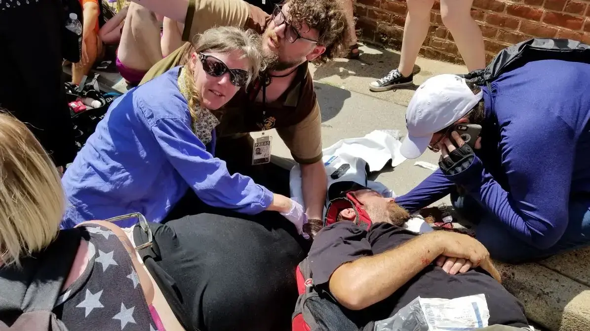 אירוע דריסה בהפגנה נגד צעדת הימין בשרלוטסוויל, וירג'יניה, אוגוסט 2017 אירוע דריסה בהפגנה נגד צעדת הימין בשרלוטסוויל, וירג'יניה, אוגוסט 2017