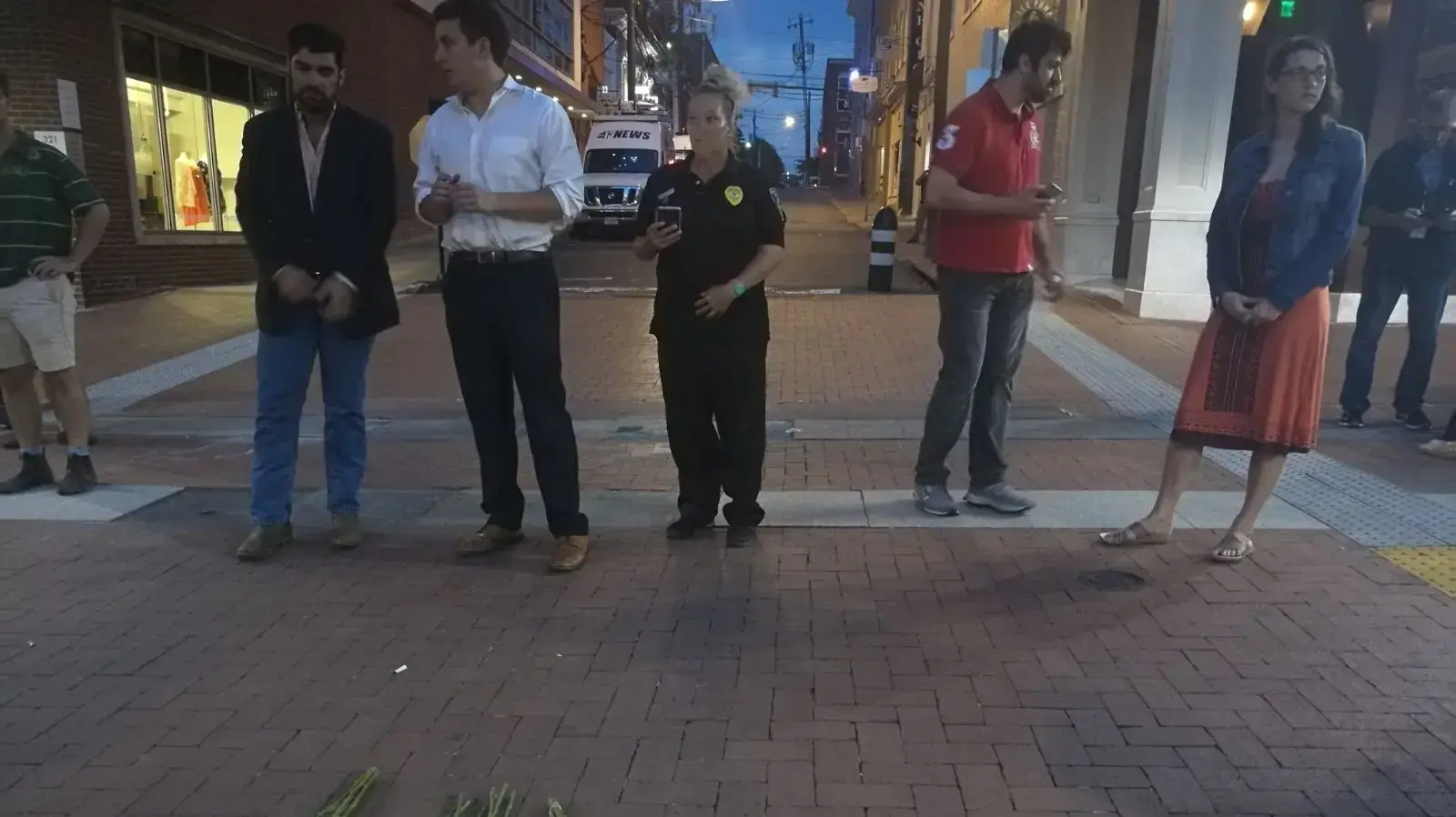 זירת אירוע הדריסה בהפגנה בשרלוטסוויל וירג'יניה זירת אירוע הדריסה בהפגנה בשרלוטסוויל וירג'יניה