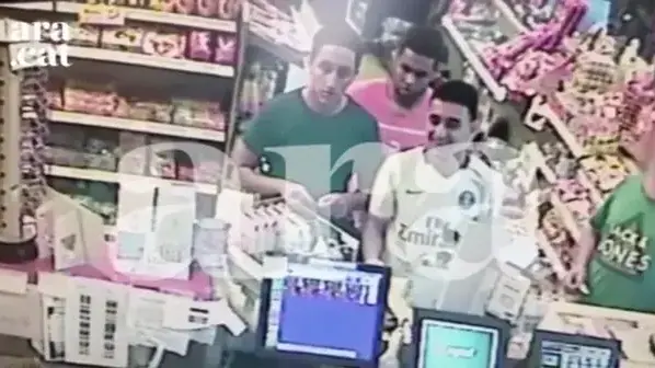 המחבלים מספרד בתחנת דלק, שעות לפני הפיגועים, אוגוסט 2017 המחבלים מספרד בתחנת דלק, שעות לפני הפיגועים, אוגוסט 2017