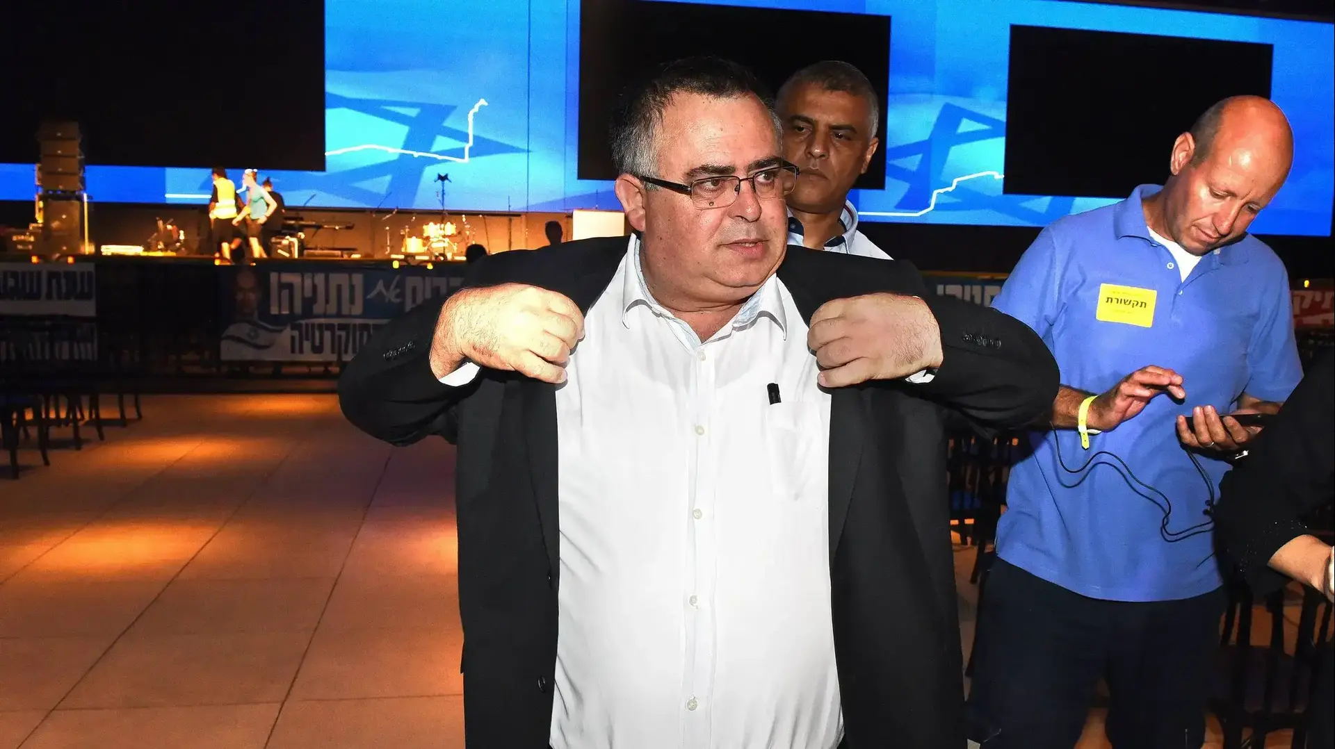 יו"ר הקואליציה דוד ביטן באירוע הרמת כוסית של מפלגת הליכוד, 30 באוגוסט 2017