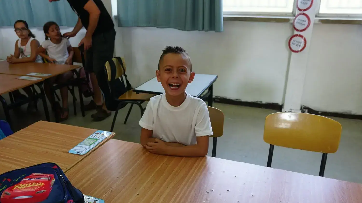 תלמיד ביום הראשון לבית הספר ביאליק בקרית ביאליק, 1 בספטמבר 2017 תלמיד ביום הראשון לבית הספר ביאליק בקרית ביאליק, 1 בספטמבר 2017