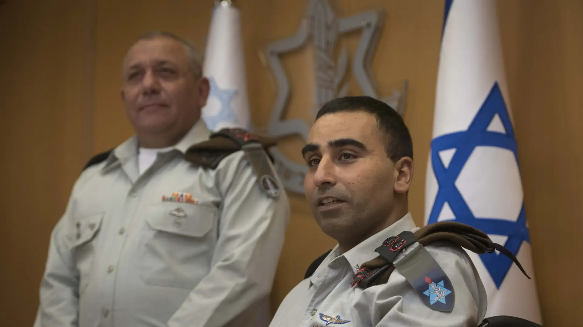 טקס הענקת דרגת אלוף-משנה אישית לשי סימן טוב בנוכחות הרמטכ"ל, ישראל, 17 בספטמבר 2017