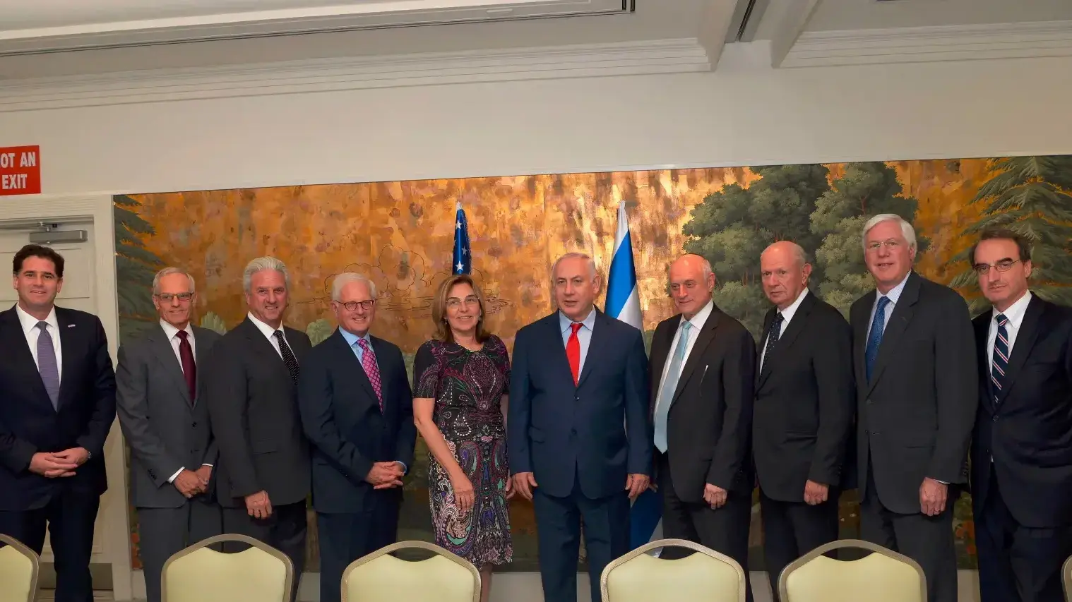 נתניהו בפגישה עם נציגי ארגונים יהודים אמריקניים, 17 בספטמבר 2017 נתניהו בפגישה עם נציגי ארגונים יהודים אמריקניים, 17 בספטמבר 2017