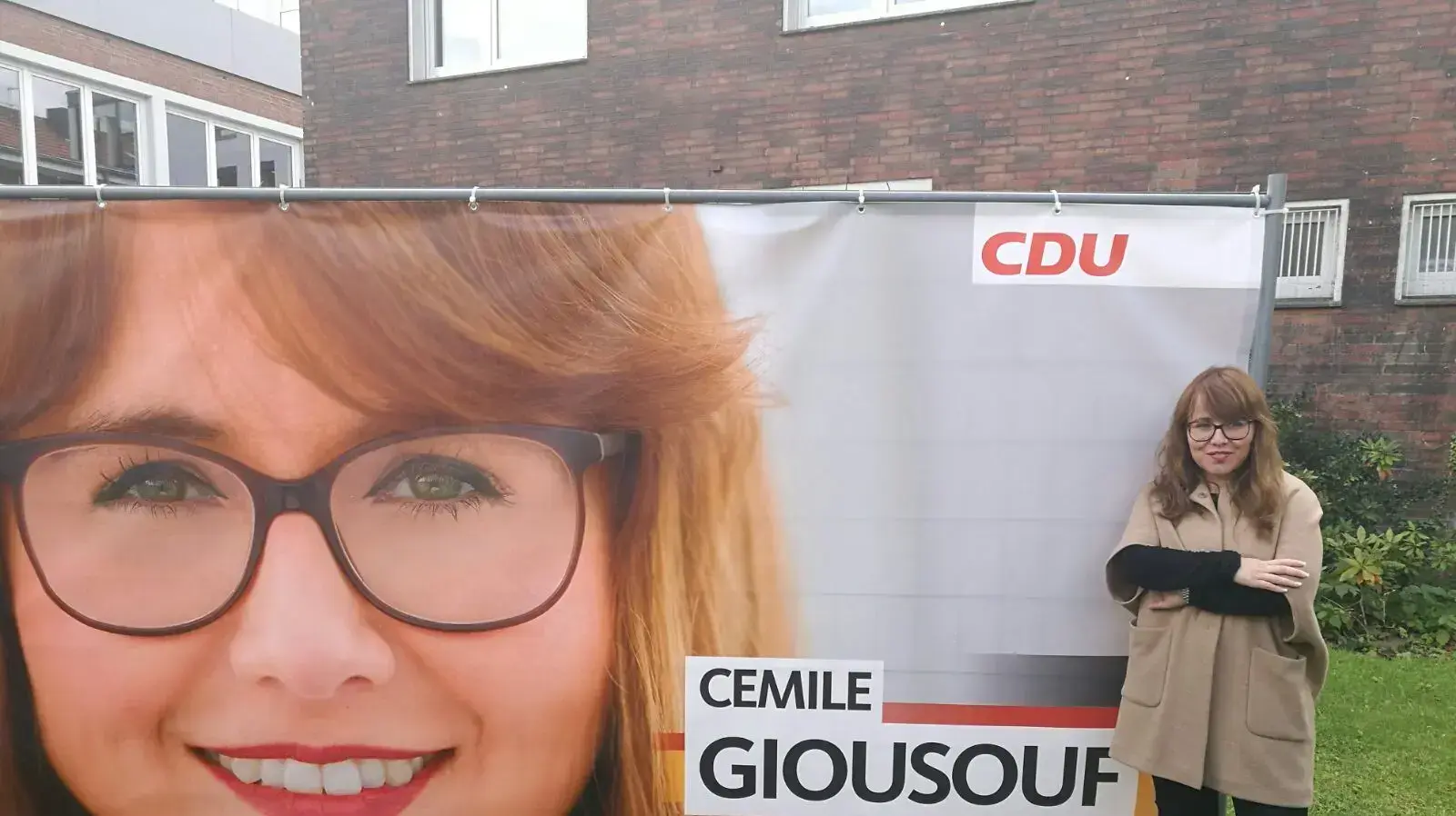 מועמדת לבחירות בגרמניה ג'מילה יוסף ממפלגת CDU מועמדת לבחירות בגרמניה ג'מילה יוסף ממפלגת CDU
