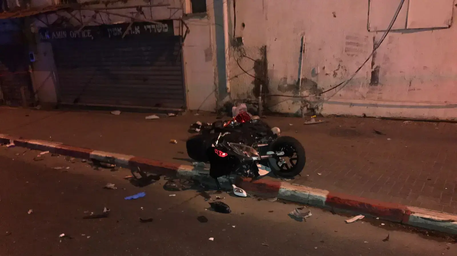 תאונת קטנוע ביפו 23.9.17 תאונת קטנוע ביפו 23.9.17