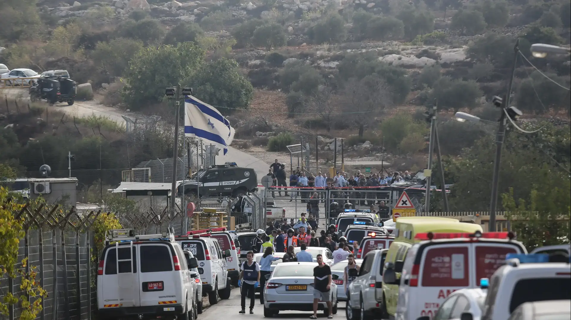 זירת הפיגוע ירי בהר אדר 26 בספטמבר 2017 זירת הפיגוע ירי בהר אדר 26 בספטמבר 2017