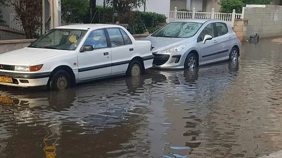 גשם בנהריה 9 באוקטובר 2017 גשם בנהריה 9 באוקטובר 2017