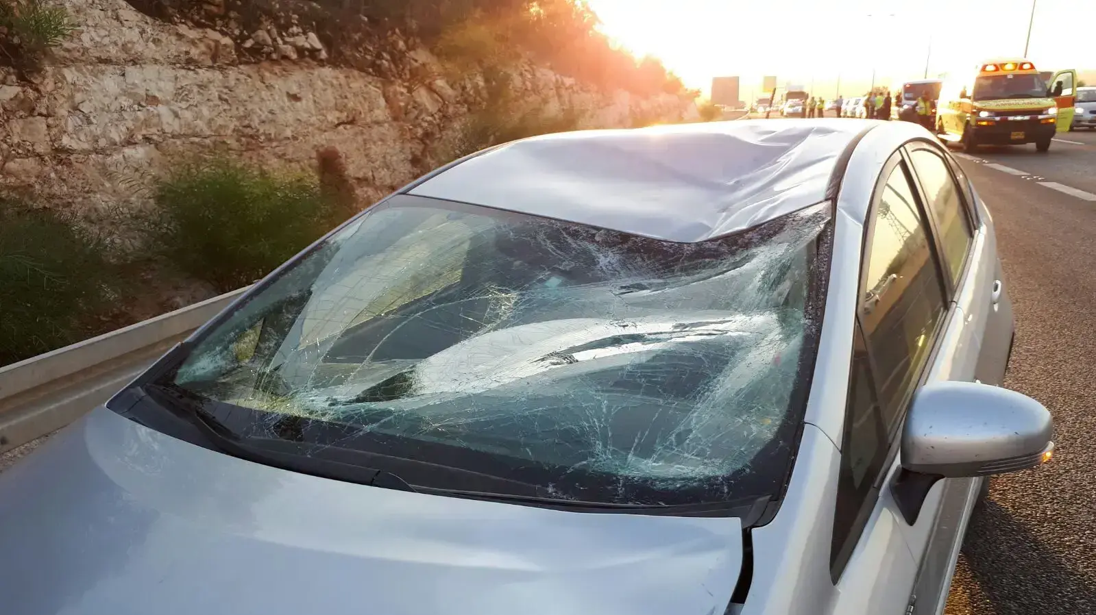 רוכב אופניים נהרג מפגיעת רכב במחלף קסם בכביש 5, 17 באוקטובר 2017 רוכב אופניים נהרג מפגיעת רכב במחלף קסם בכביש 5, 17 באוקטובר 2017