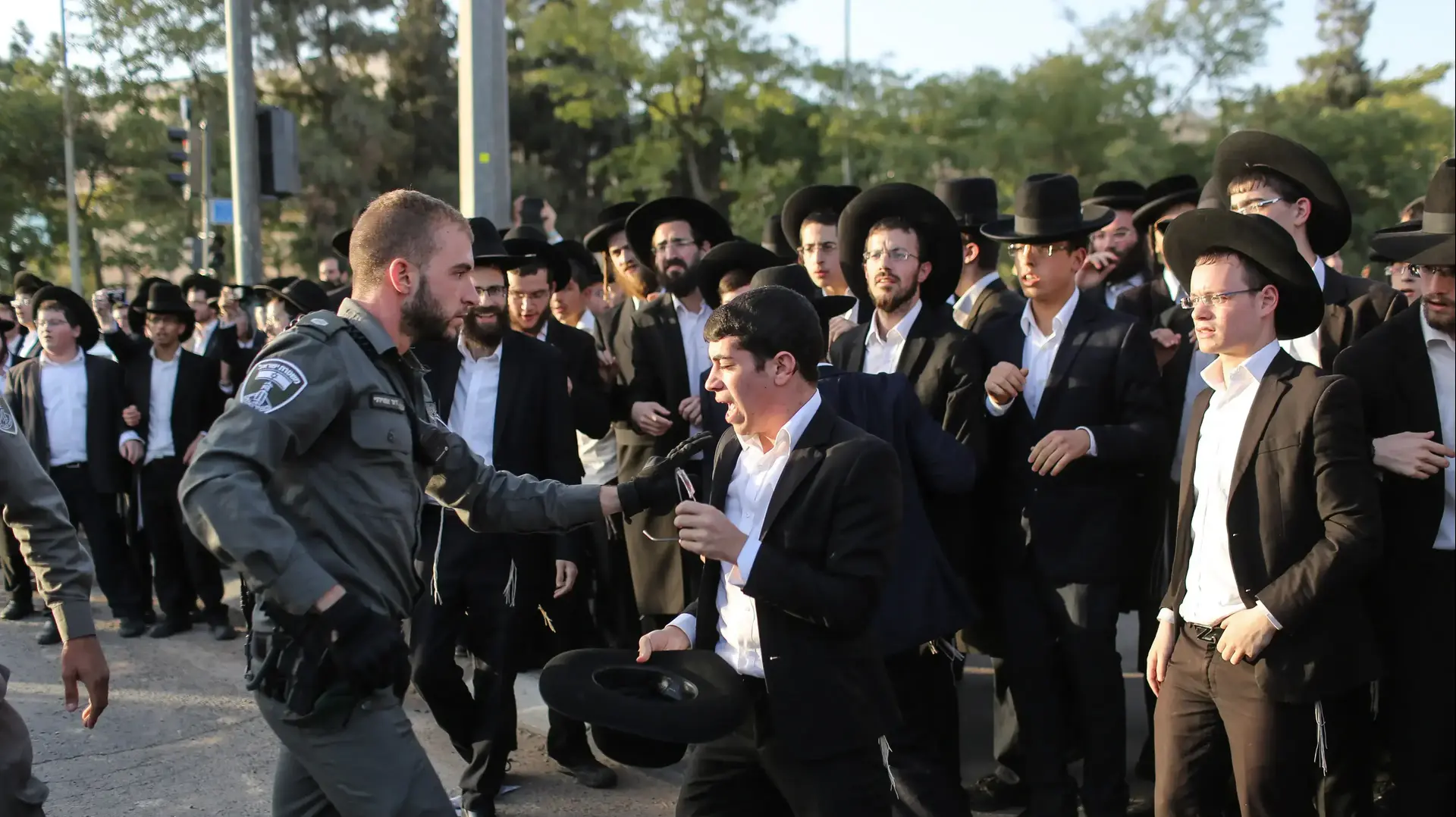 הפגנת חרדים של הפלג הירושלמי בירושלים 19 באוקטובר 2017 הפגנת חרדים של הפלג הירושלמי בירושלים 19 באוקטובר 2017