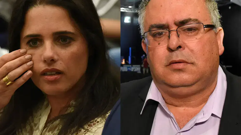 חצויה של שרת המשפטים איילת שקד ויו"ר הקואליציה דוד ביטן 