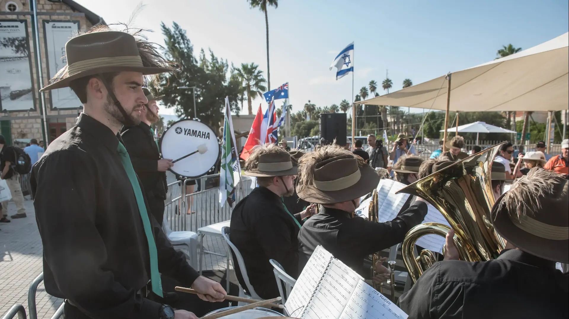טקס לציון 99 שנים לכיבוש תחנת רכבת צמח בידי האוסטרלים טקס לציון 99 שנים לכיבוש תחנת רכבת צמח בידי האוסטרלים