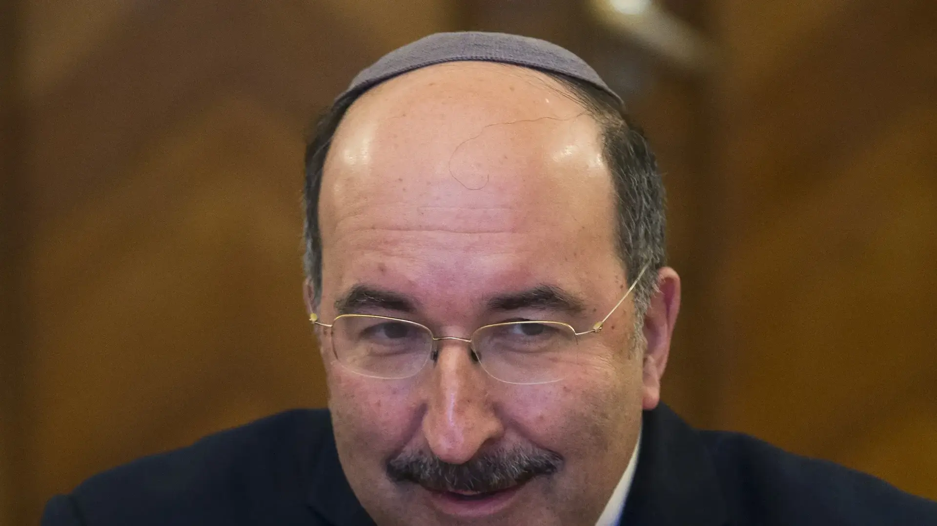 מנכ"ל משרד החוץ הישראלי, דורי גולד, לפני פגישתו עם שר החוץ הרוסי, סרגיי לברוב, במוסקבה, רוסיה, 18 בפברואר 2016