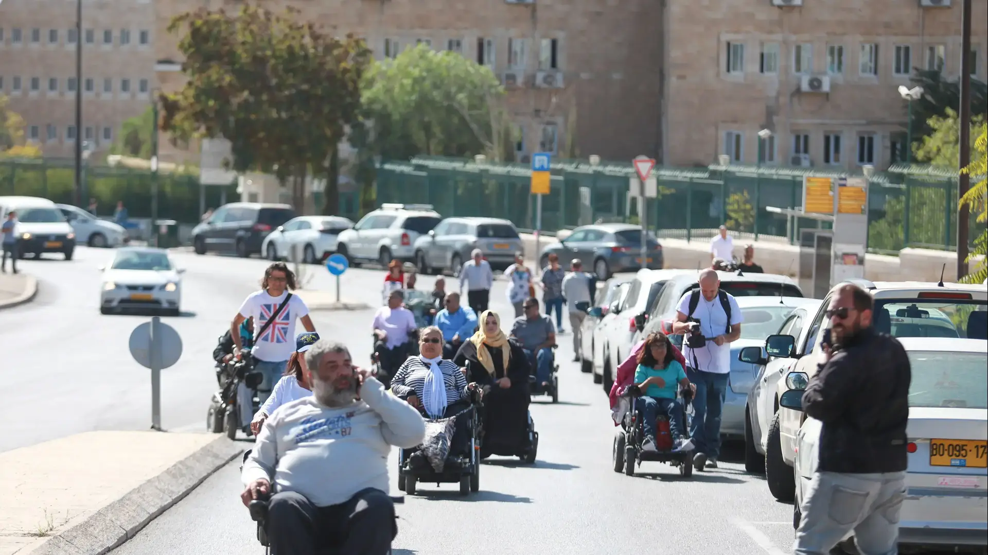 הפגנת נכים מחוץ לכנסת, ירושלים 29 באוקטובר 2017 הפגנת נכים מחוץ לכנסת, ירושלים 29 באוקטובר 2017
