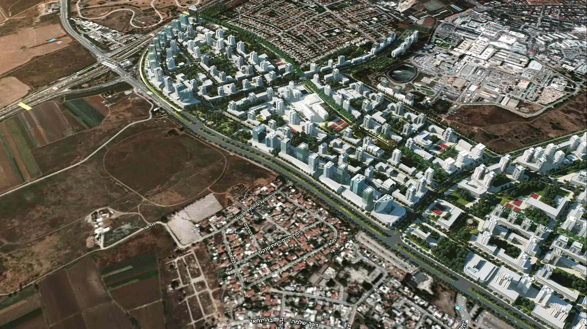 הדמיית רמת גן תל השומר הדמיית רמת גן תל השומר