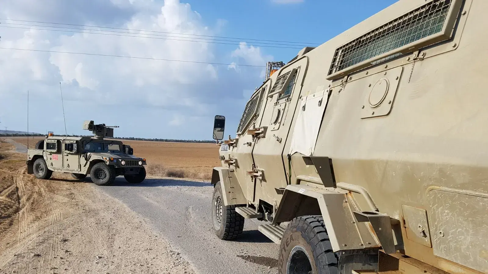 מחסום של כוחות צהל באיזור כיסופים 30 באוקטובר 2017 מחסום של כוחות צהל באיזור כיסופים 30 באוקטובר 2017