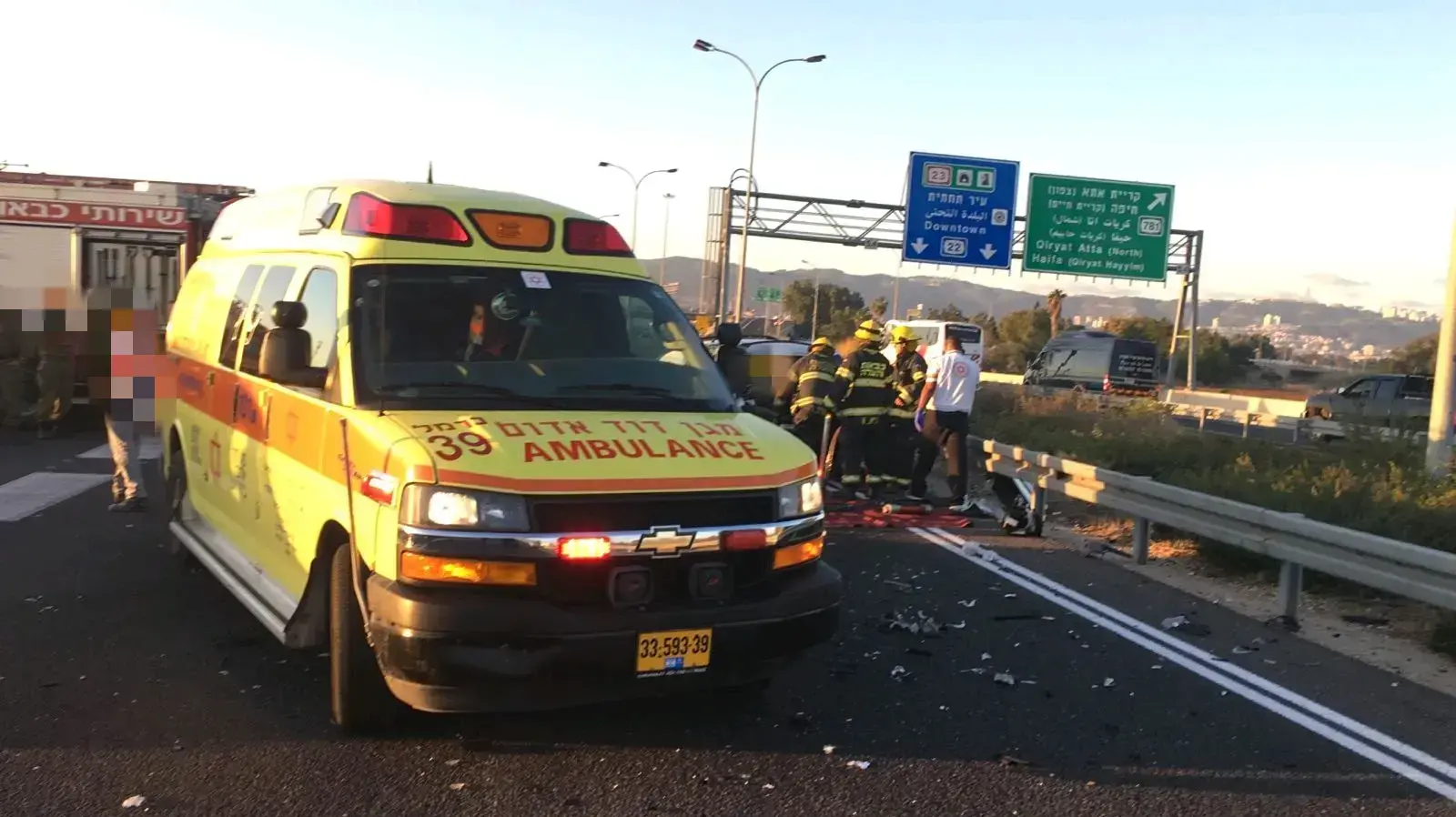 תאונת דרכים בכביש עוקף קריות. 1 בנובמבר 2017 תאונת דרכים בכביש עוקף קריות. 1 בנובמבר 2017